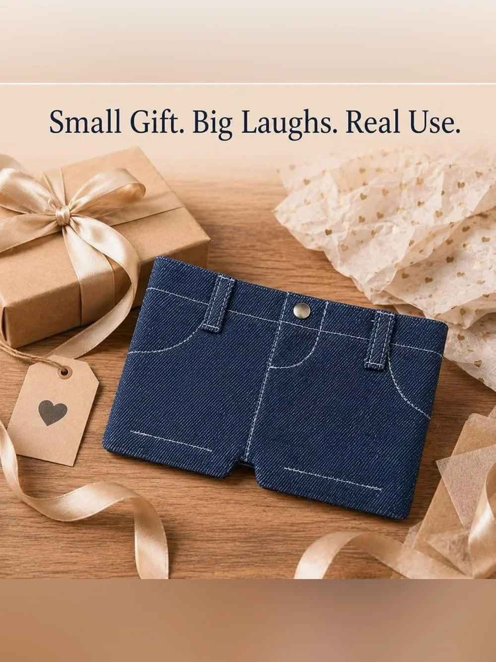 Denim Card wallet ..6 card slots